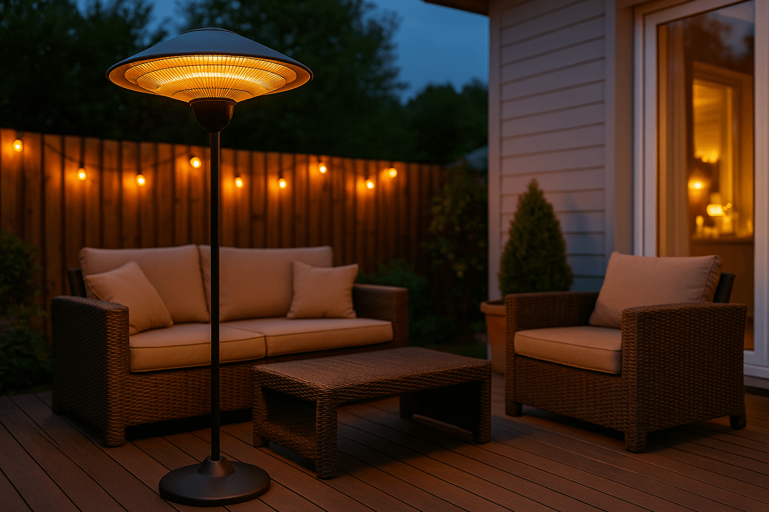 Chauffage Infrarouge Terrasse Thermologika V Soleil 3000W - Noir - Radiant Silencieux